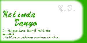 melinda danyo business card